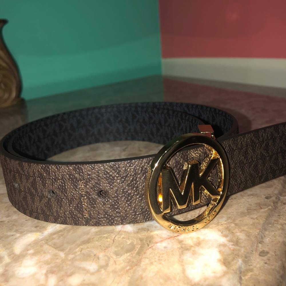 MICHAEL Michael Kors Reversible Logo Belt